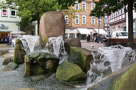 Brunnen am Marktplatz in Osterode